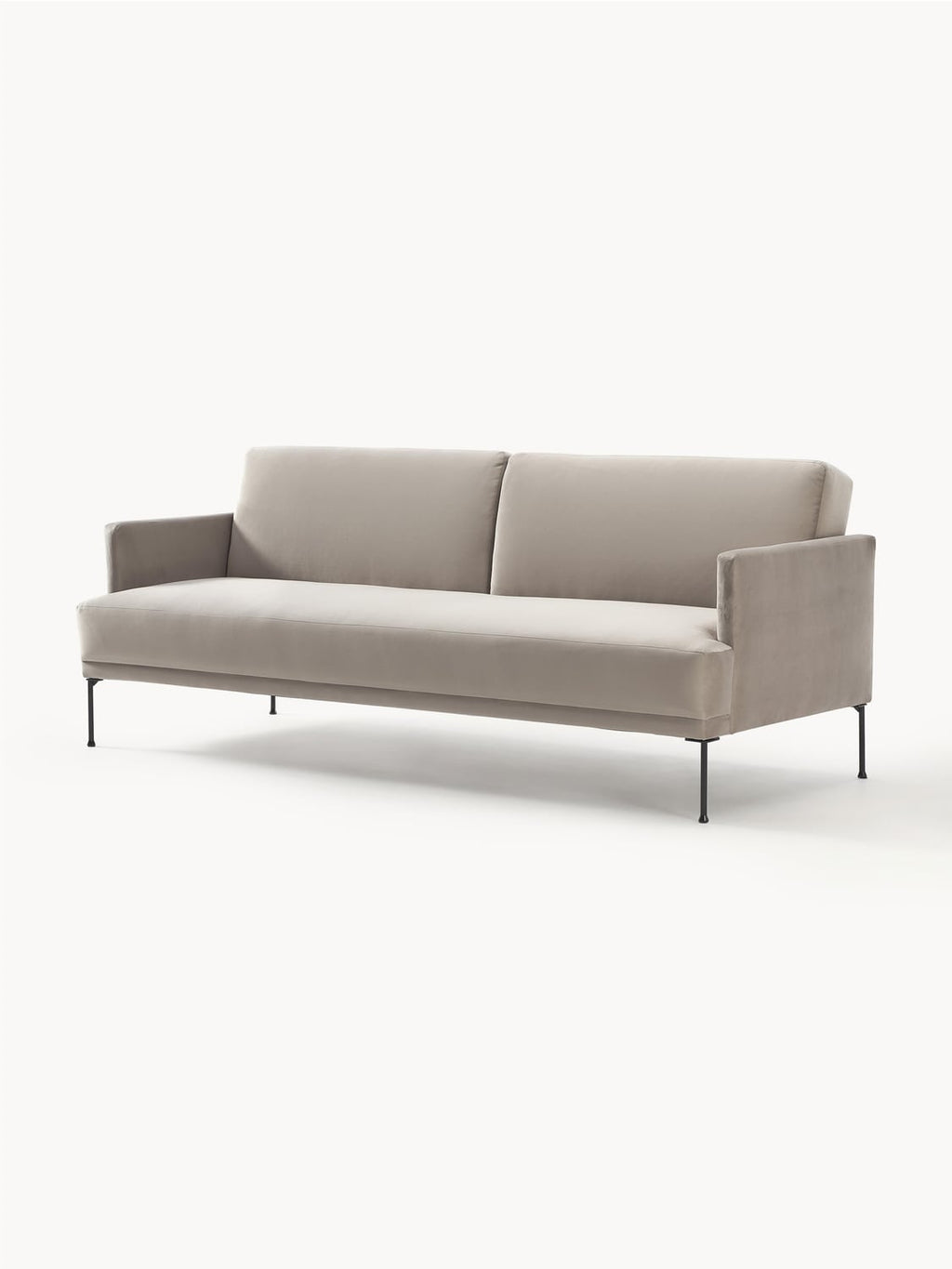 Fluente Velvet-Sofa Bed (3-seater) — Sage