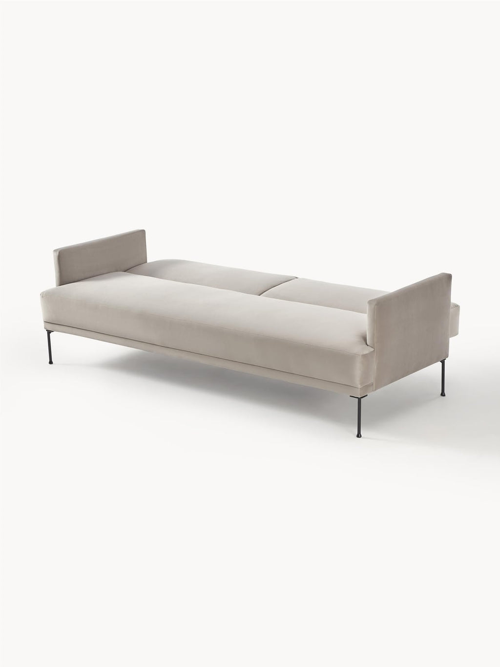 Fluente Velvet-Sofa Bed (3-seater) — Sage