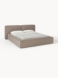 Lennon Upholstered Bed — Sage
