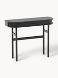 Calary Console Table with Fluted Front — Lilac