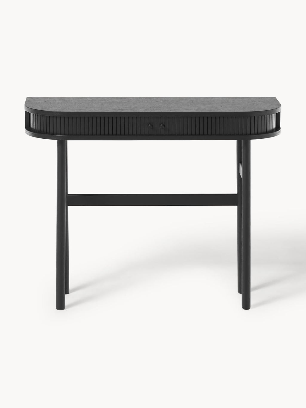 Calary Console Table with Fluted Front — Lilac