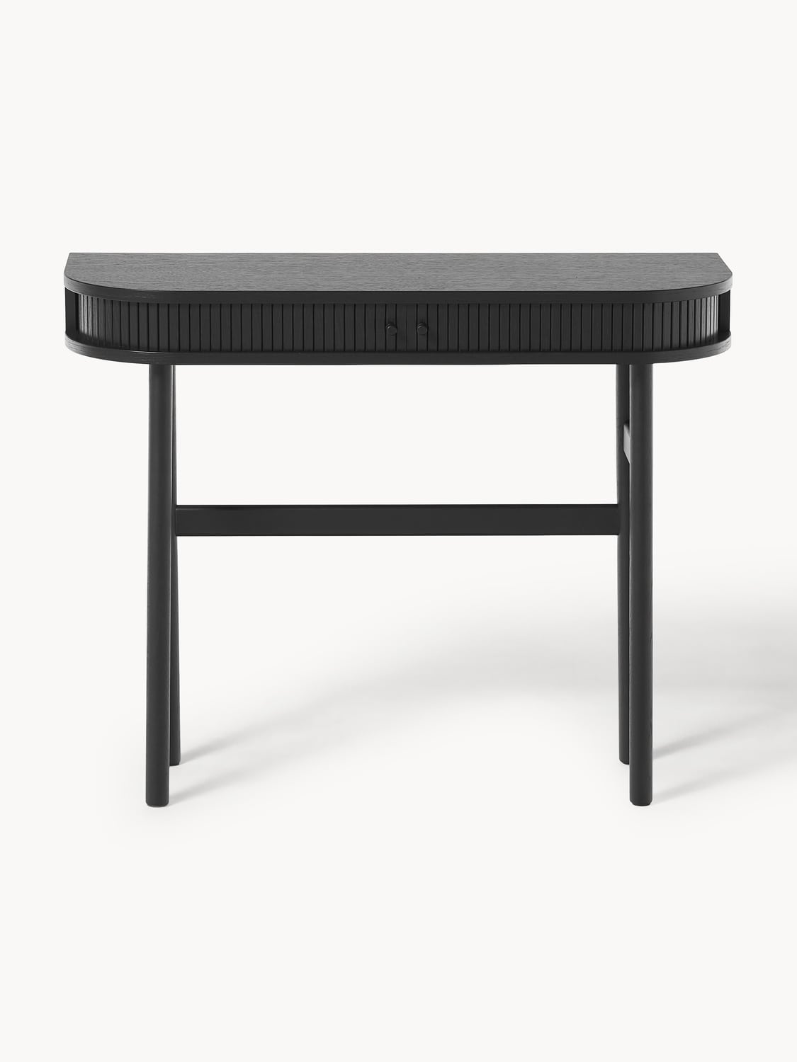 Calary Console Table with Fluted Front — Lilac