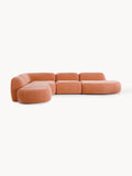 Wolke Modular XL Corner Sofa with Chaise Longue — Camel