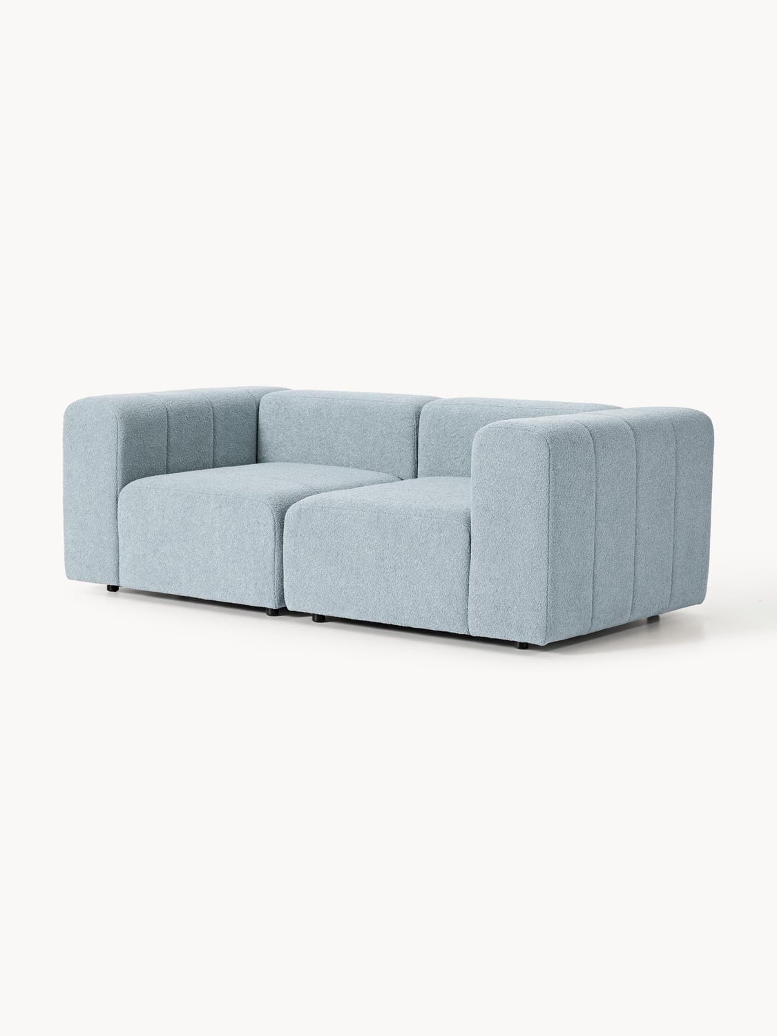 Lena Modular Bouclé Sofa (3-seater) — Lilac