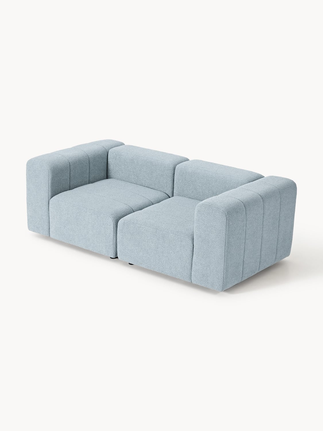 Lena Modular Bouclé Sofa (3-seater) — Lilac