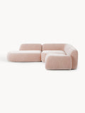 Wolke Modular Corner Sofa (4-seater) with Chaise Longue — Linen Beige