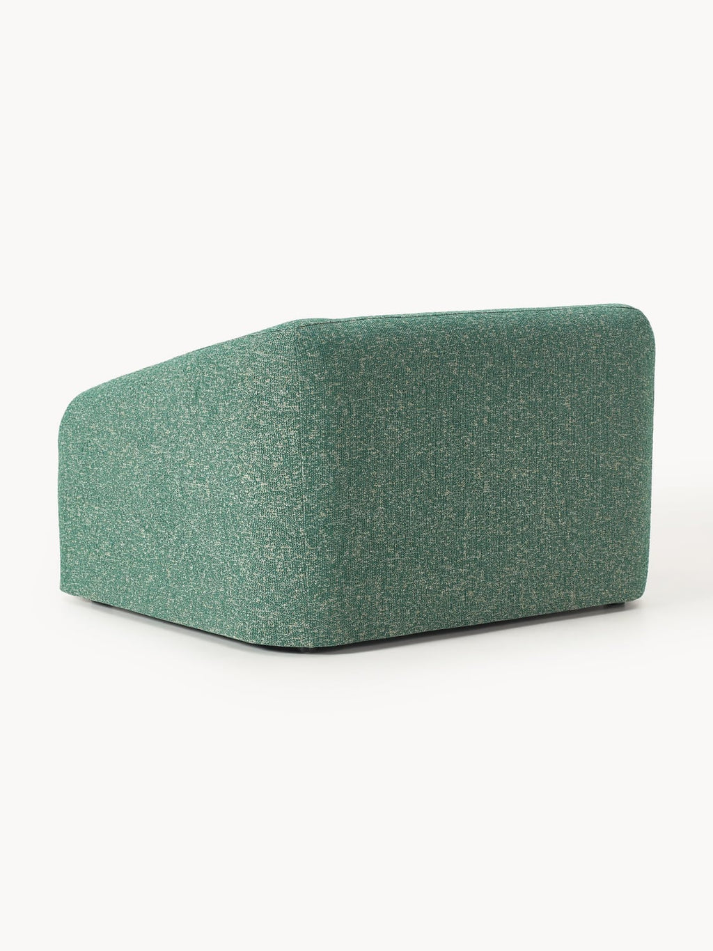 Eliot Bouclé-Sleeper Chair — Dark Grey