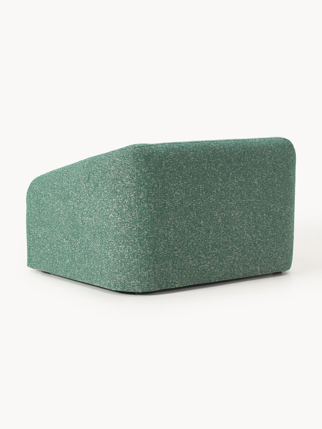 Eliot Bouclé-Sleeper Chair — Dark Grey