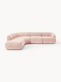 Sofia Modular Corner Sofa (4-seater) — Powder Pink