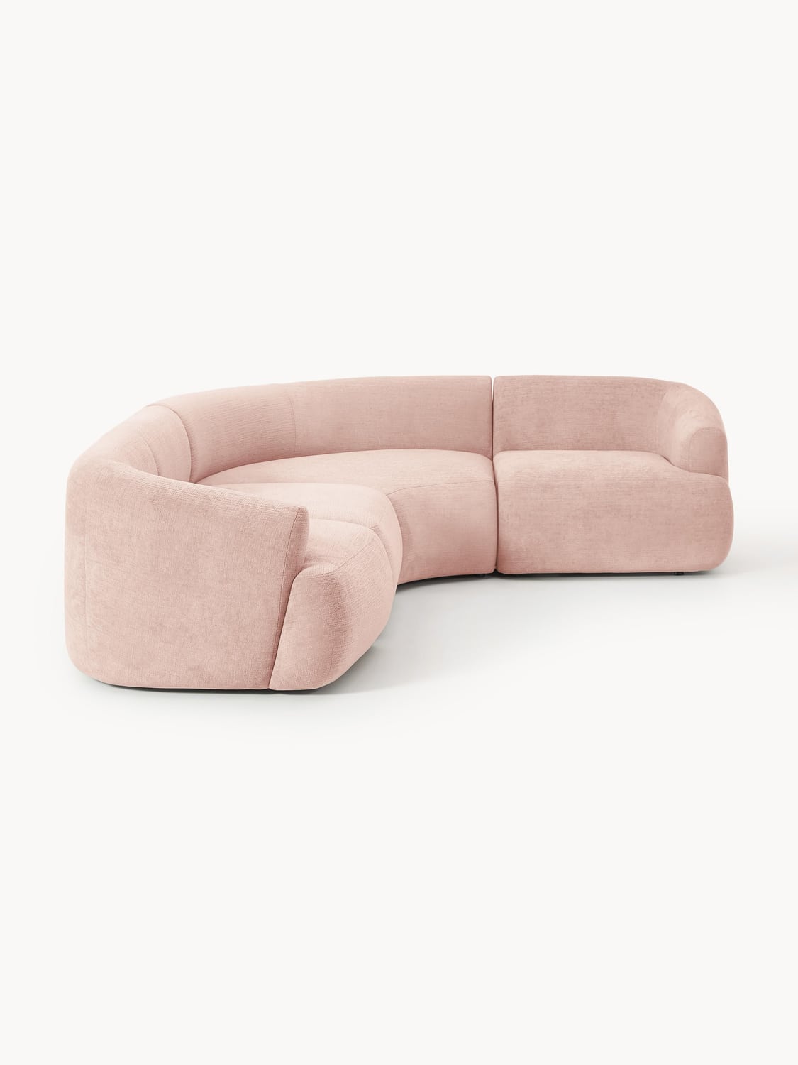 Sofia Modular Corner Sofa (4-seater) — Dusty Pink