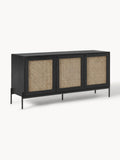 Vienna Sideboard with Viennese Cane — Dark Grey