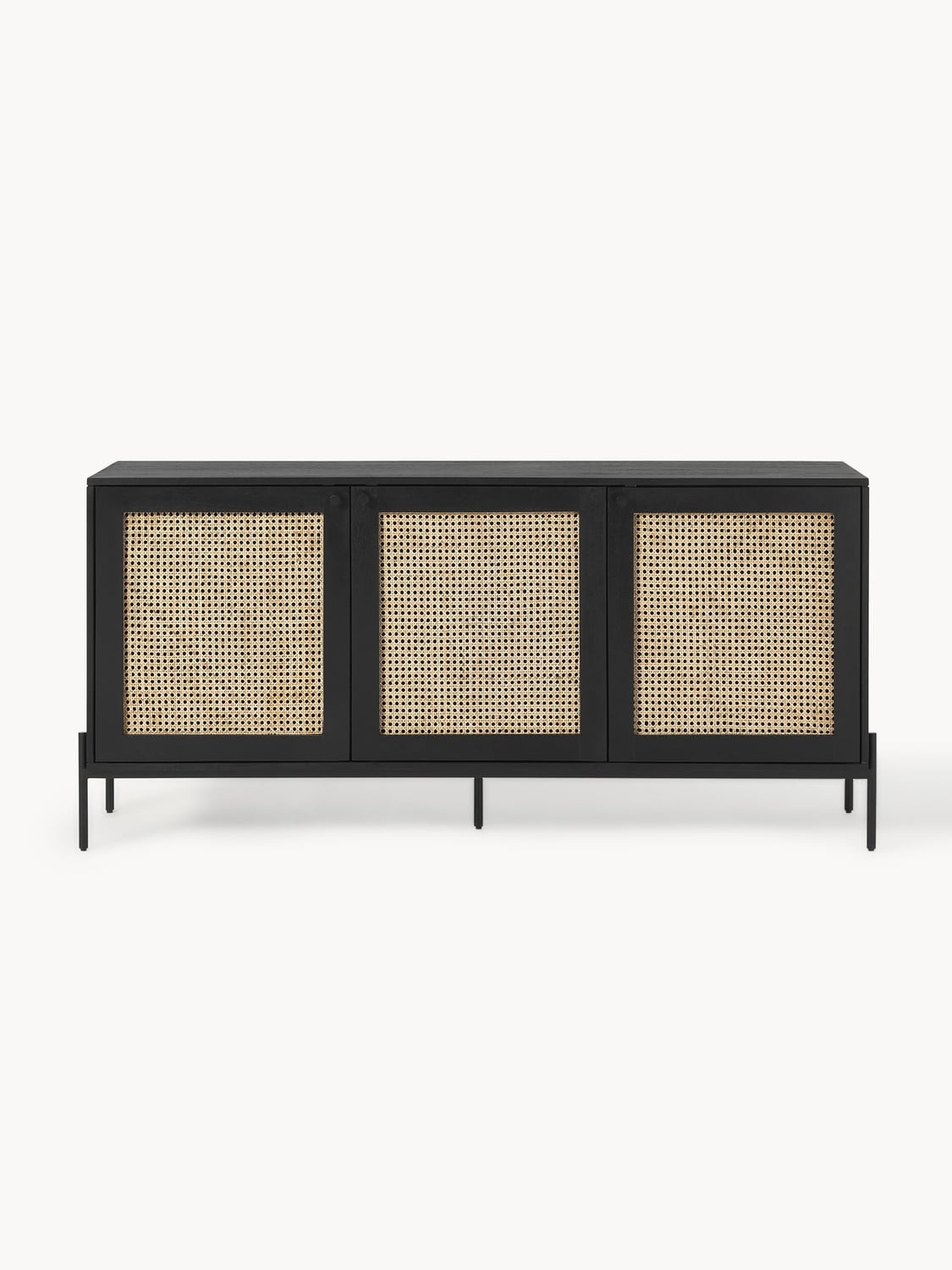 Vienna Sideboard with Viennese Cane — Dark Grey