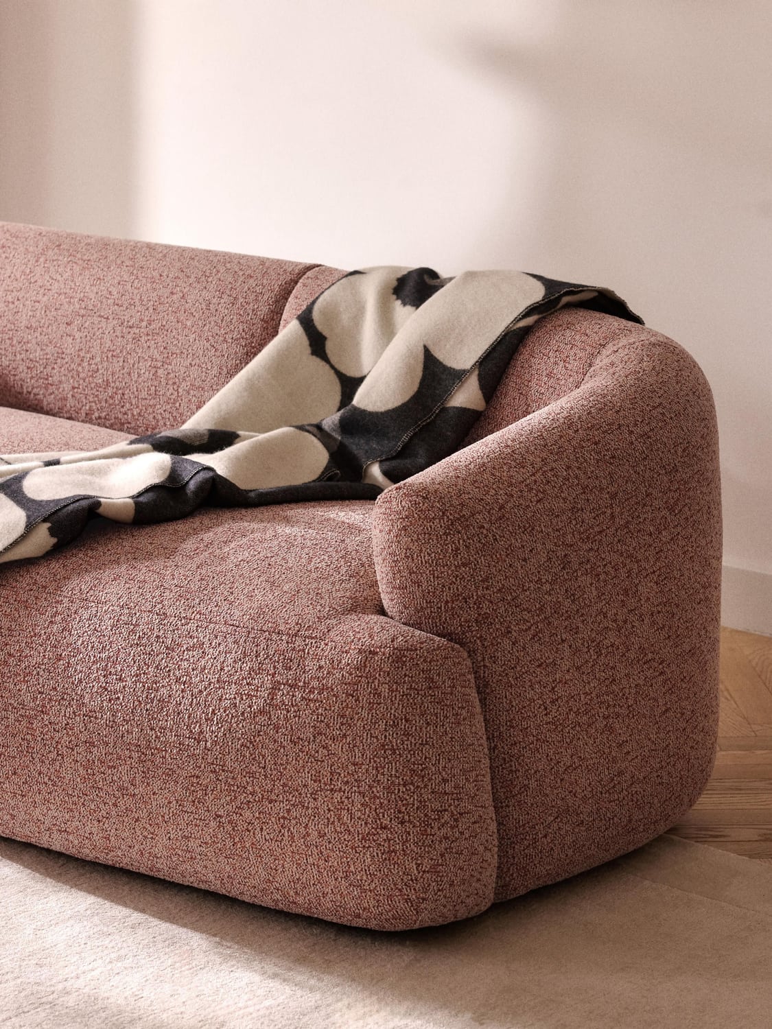 Sofia Bouclé Corner Module — Taupe