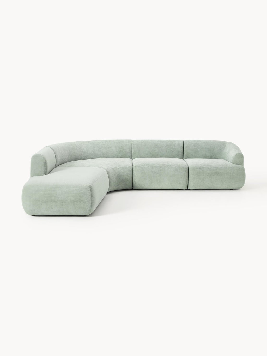 Sofia Modular Corner Sofa (4-seater) — Pearl Grey