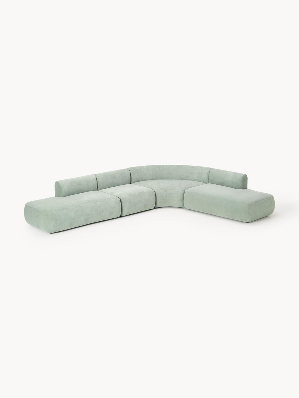 Sofia Modular Corner Sofa (4-seater) — Mist Grey