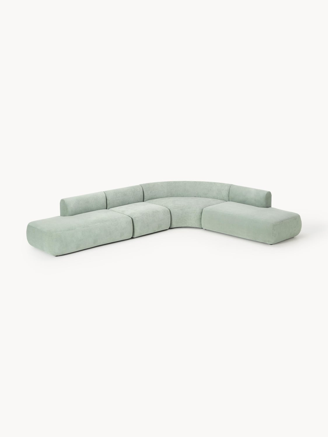 Sofia Modular Corner Sofa (4-seater) — Mist Grey