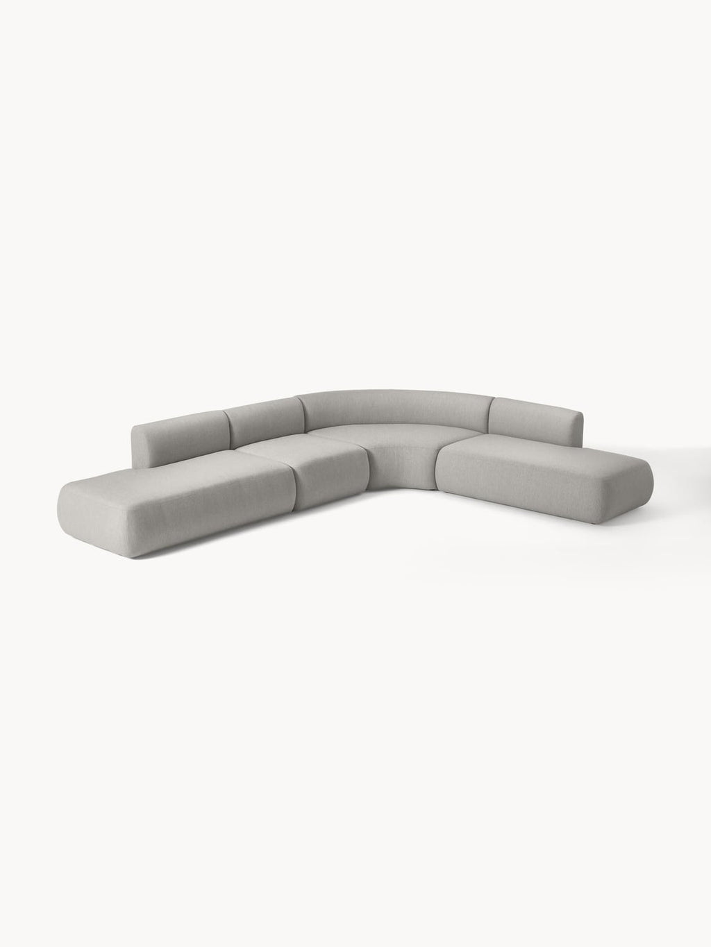 Sofia Modular Corner Sofa (4-seater) — Dove Grey
