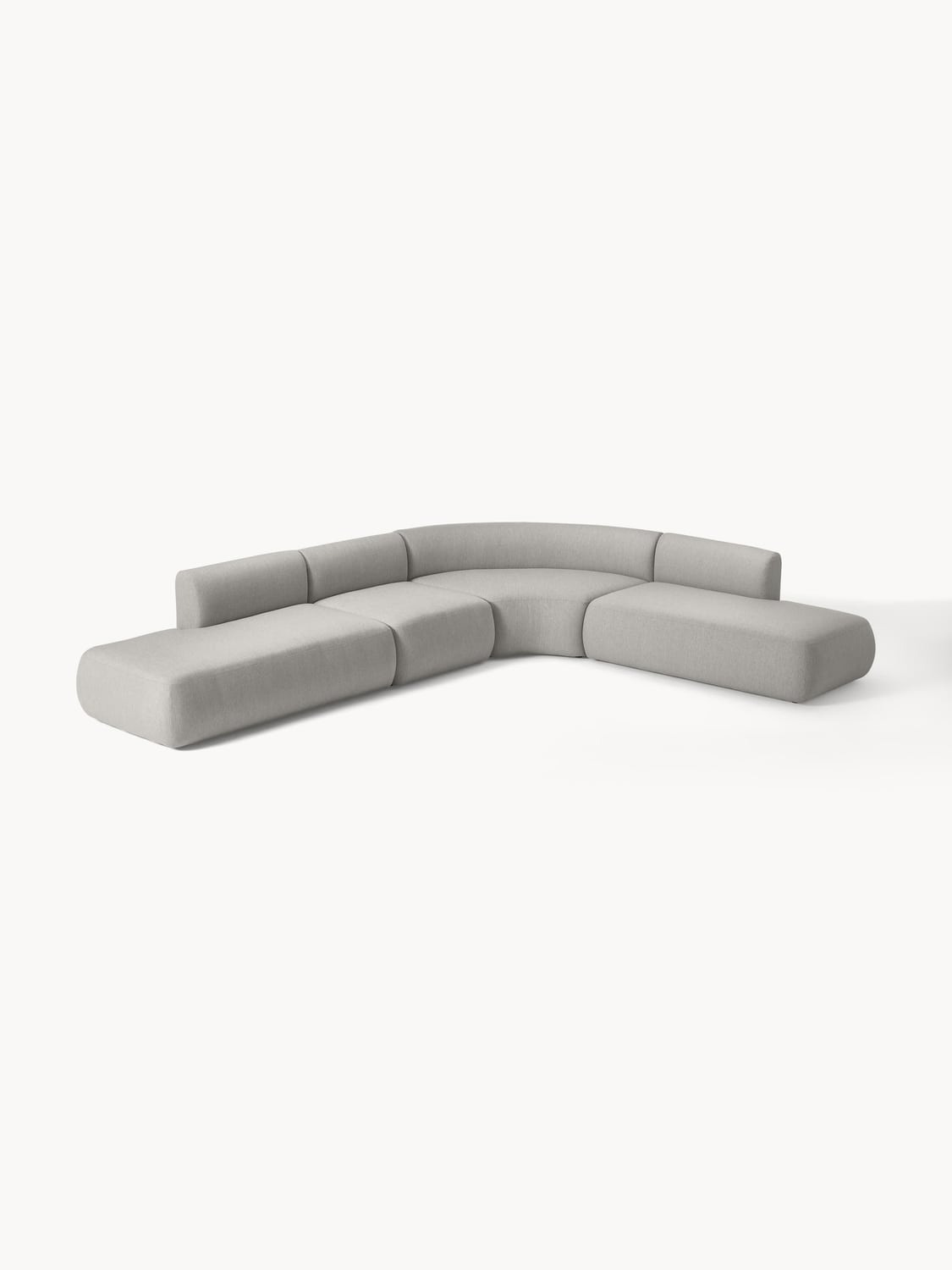 Sofia Modular Corner Sofa (4-seater) — Dove Grey