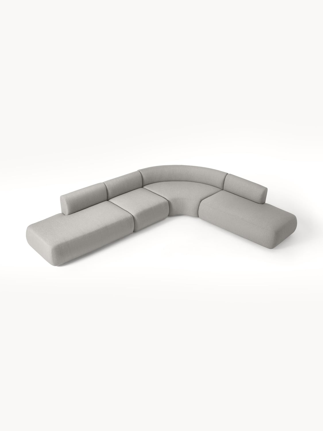 Sofia Modular Corner Sofa (4-seater) — Dove Grey