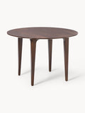 Archie Round Dining Table in Mango Wood, Ø 110 cm