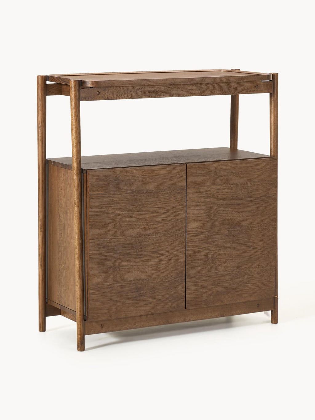 Libby Wood-Highboard — Brown