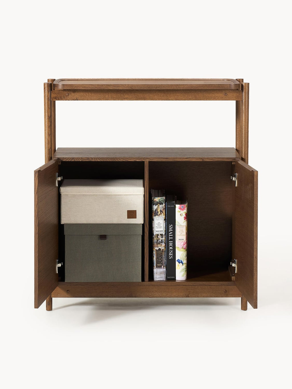 Libby Wood-Highboard — Brown