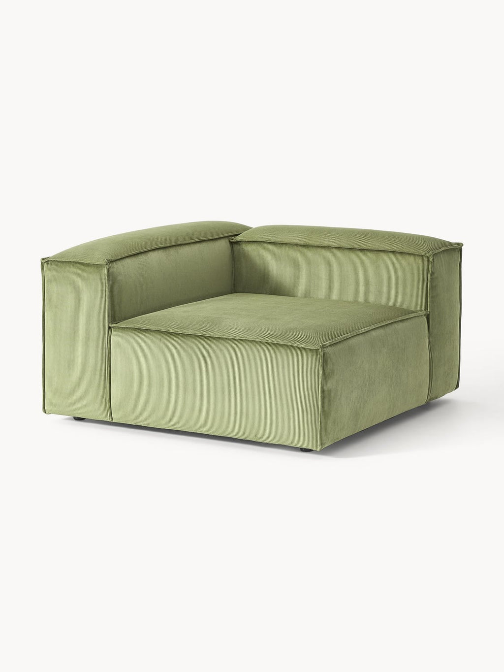 Lennon Corner Module in Corduroy — Taupe