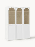 Jeanne Modular Hinged-Door Wardrobe, 150 cm Width, in various sizes — Light Grey