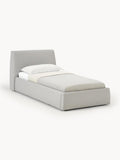 Cloud Single Bed — Pearl Grey