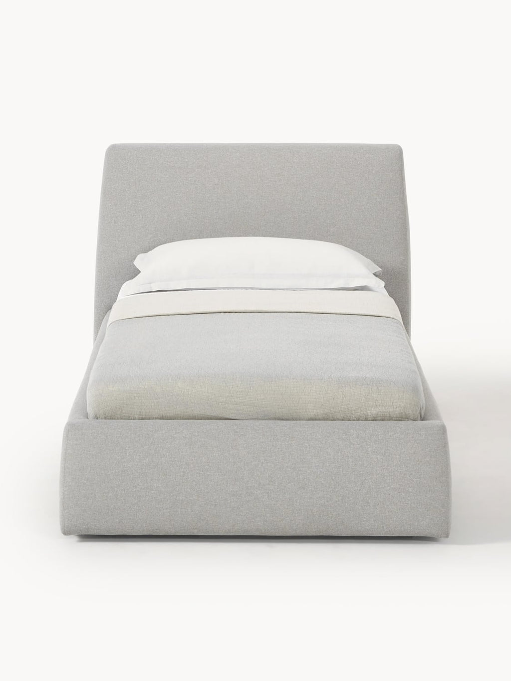 Cloud Single Bed — Pearl Grey