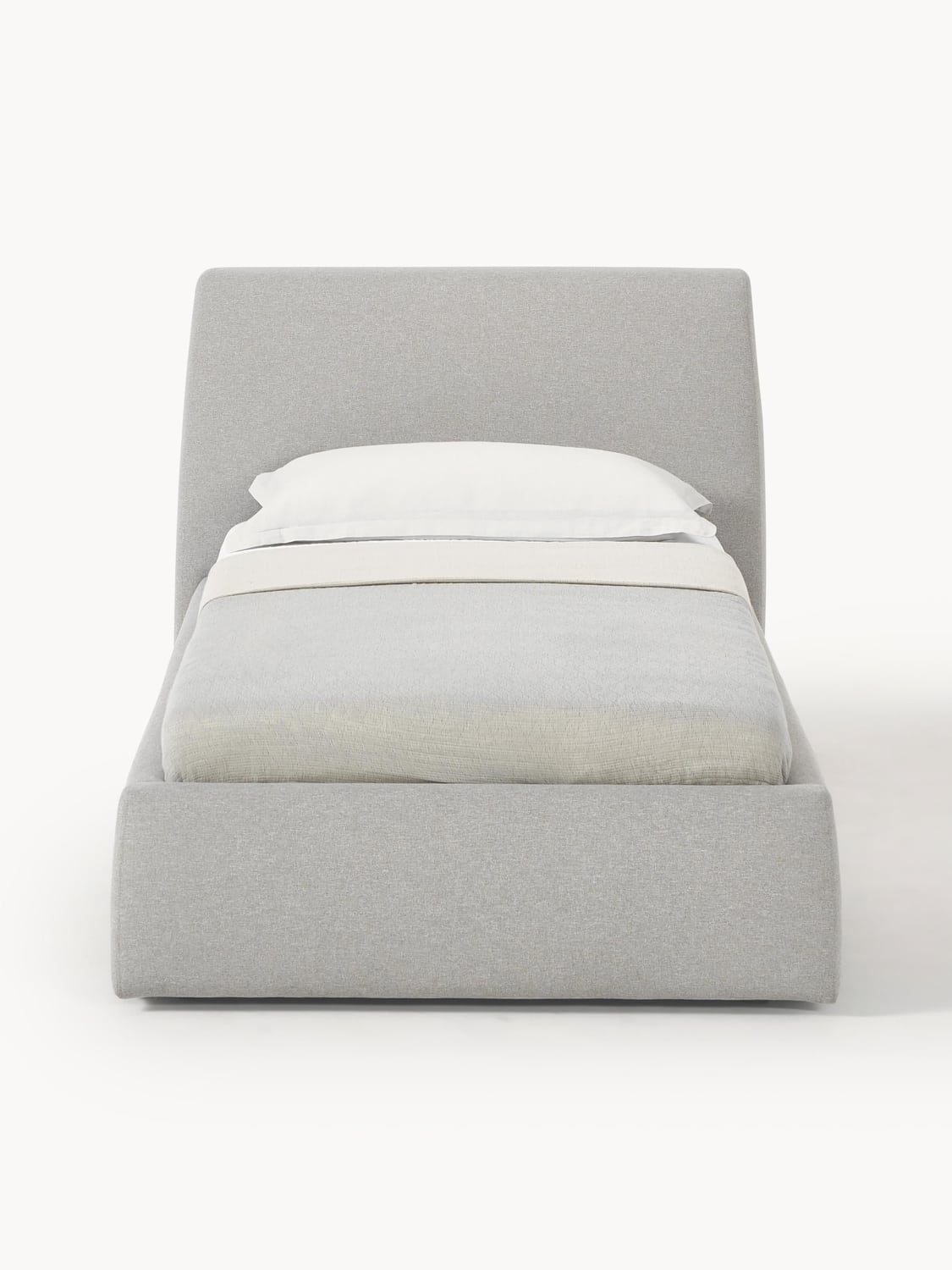Cloud Single Bed — Pearl Grey