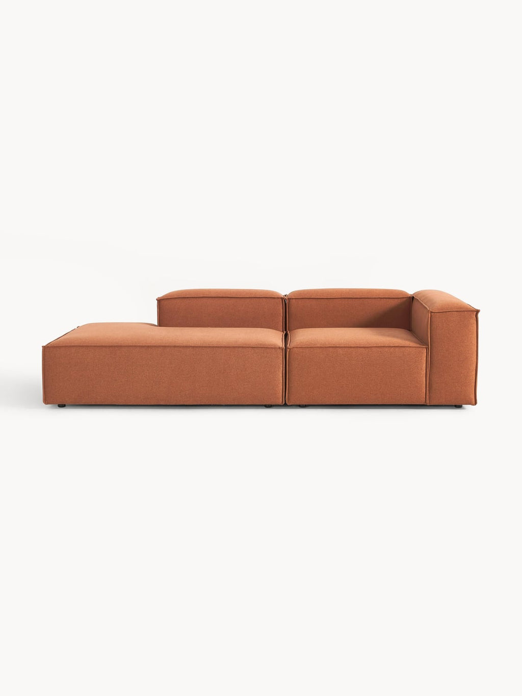 Lennon Modular Ottoman — Terracotta