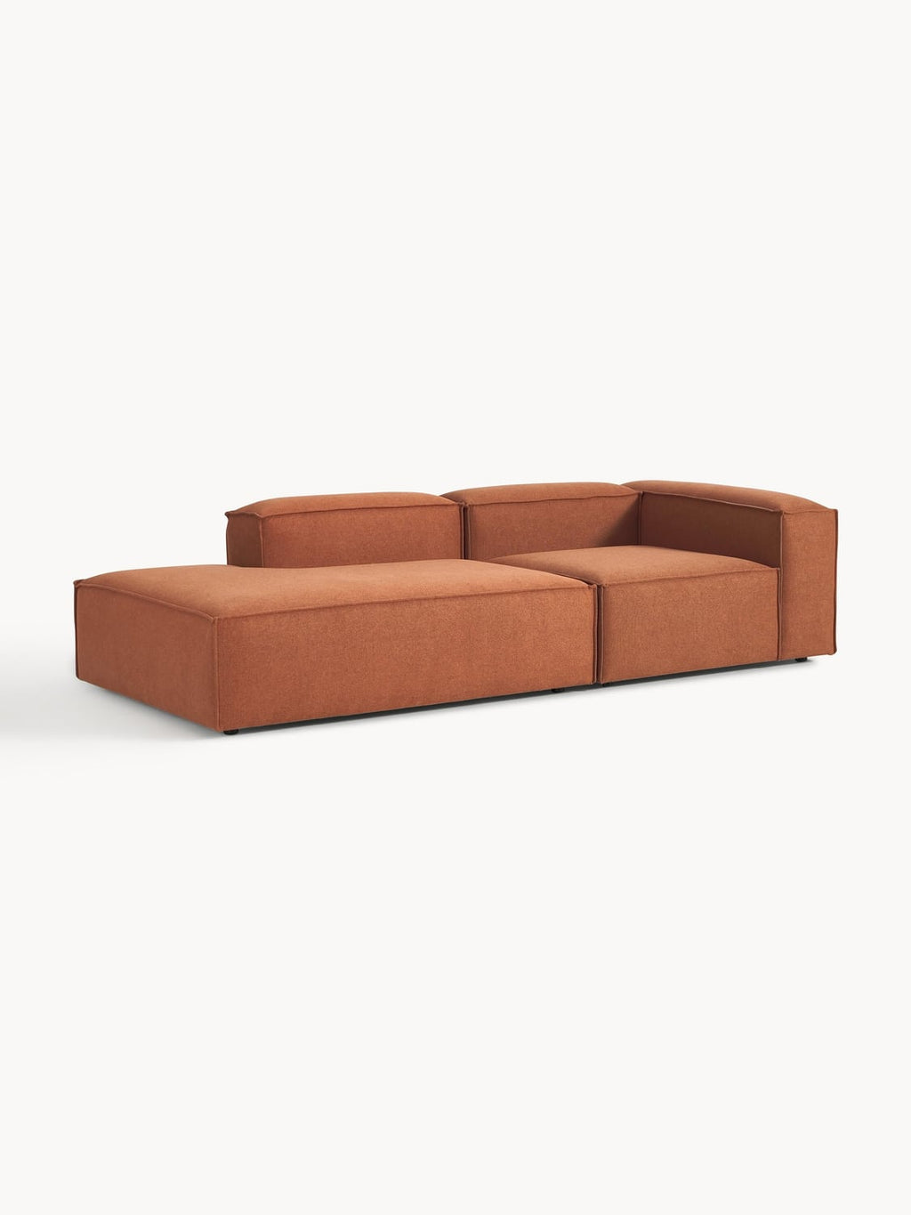 Lennon Modular Ottoman — Terracotta