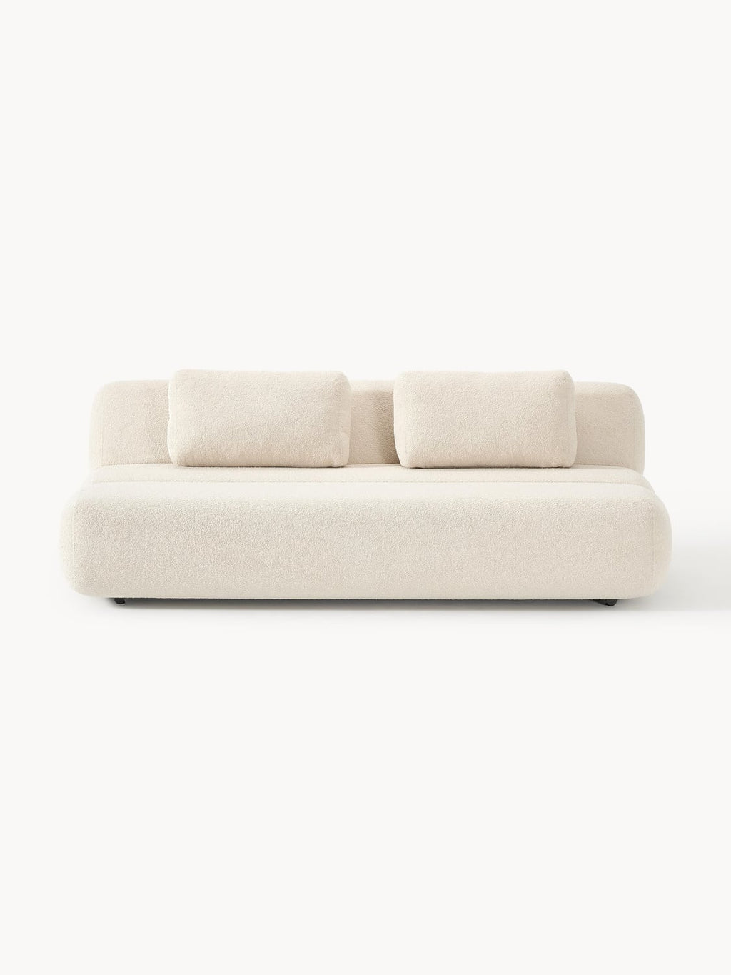 Caterpillar Teddy-Sofa Bed (3-seater) — Blush