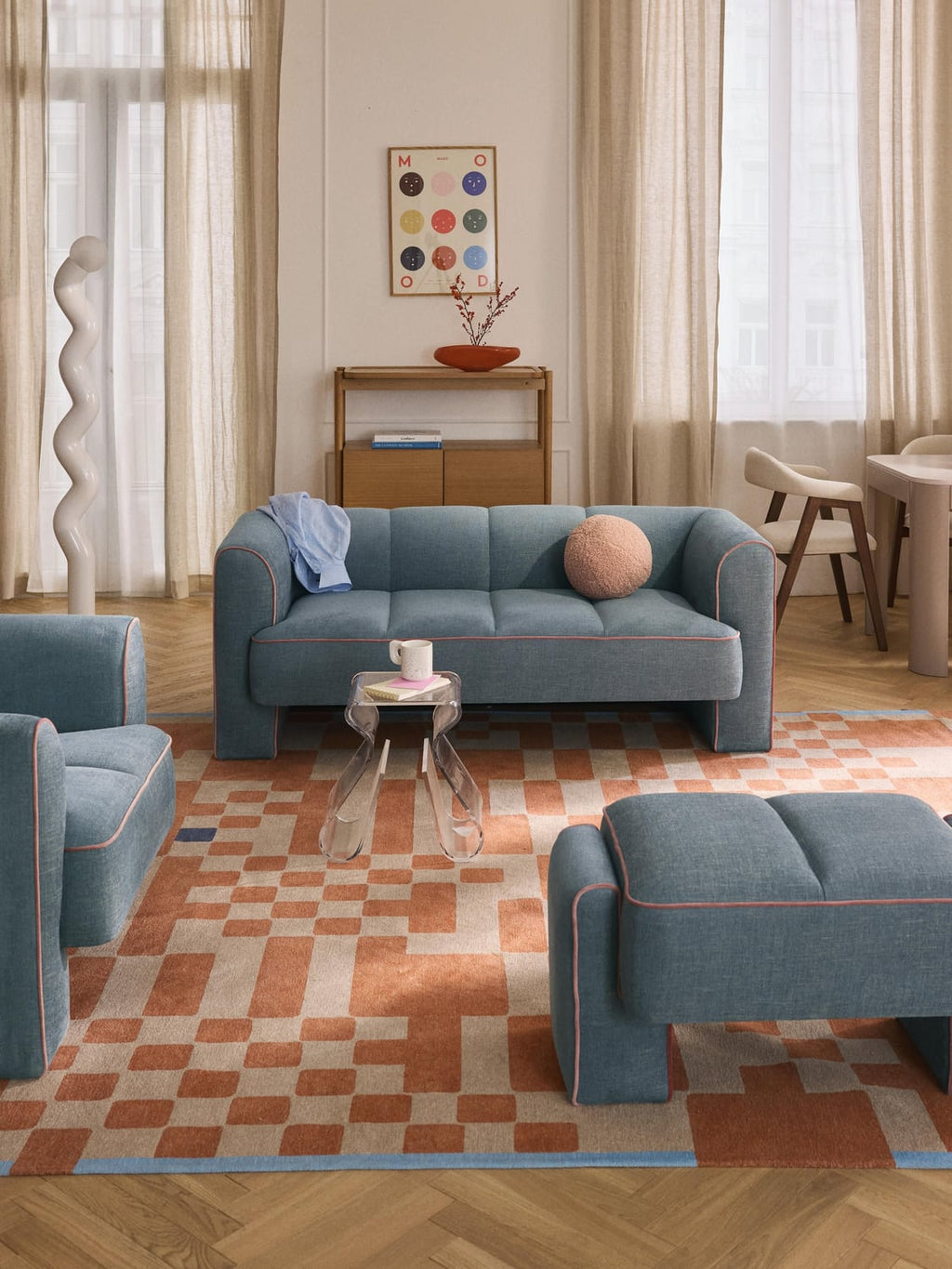 Bobi Sofa (2-seater) — Dark Grey