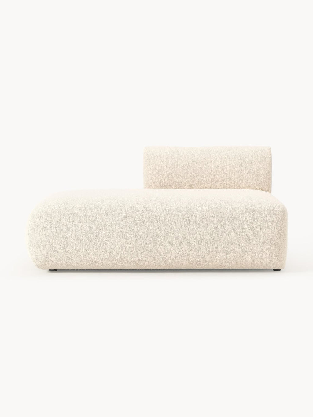 Sofia Bouclé-Chaise-Module — Off-White