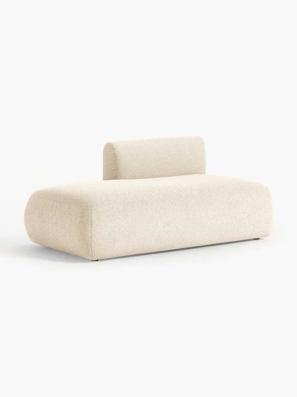 Sofia Bouclé-Chaise-Module — Off-White