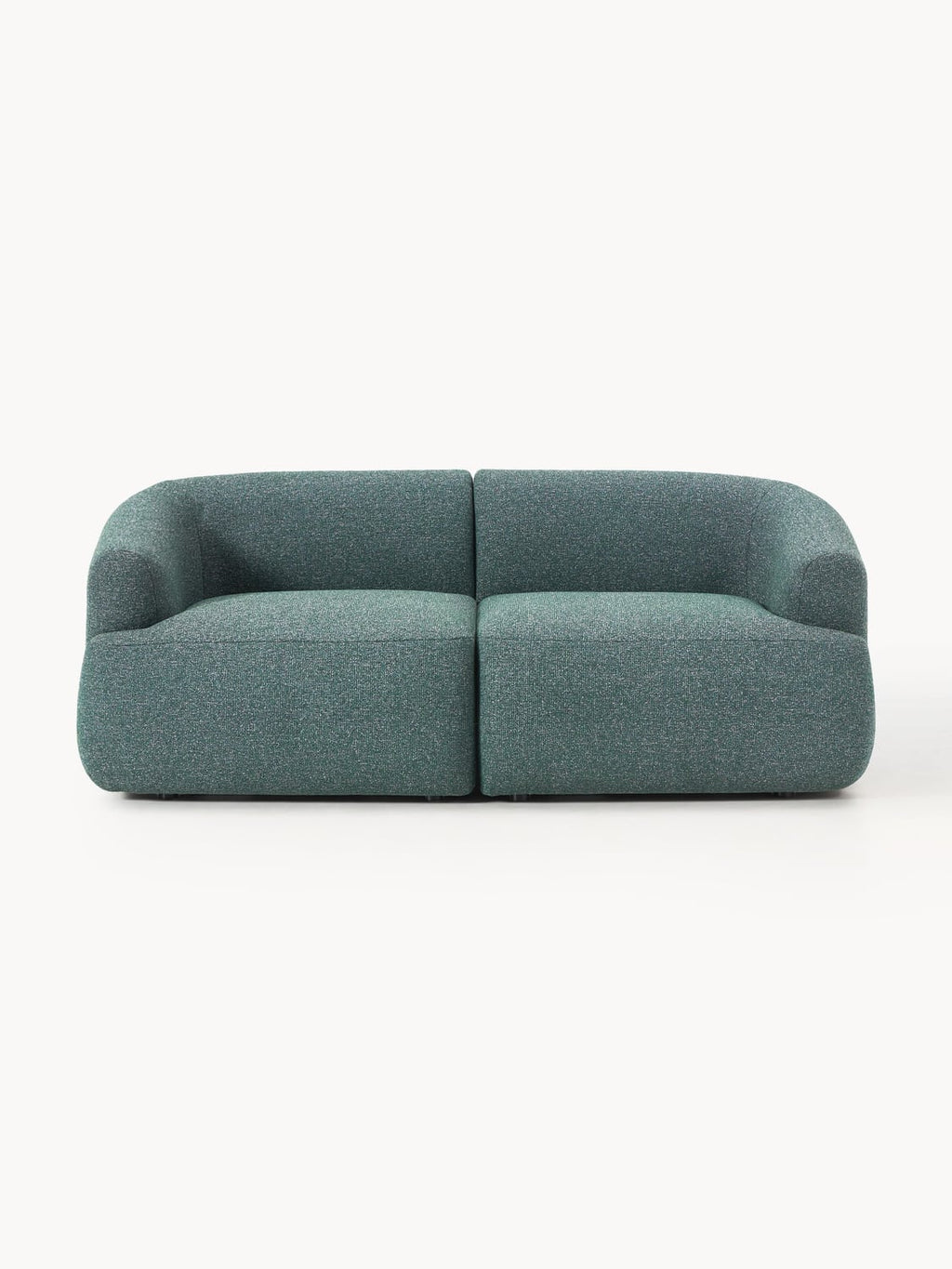 Sofia Modular Bouclé Sofa (2-seater) — Dark Grey