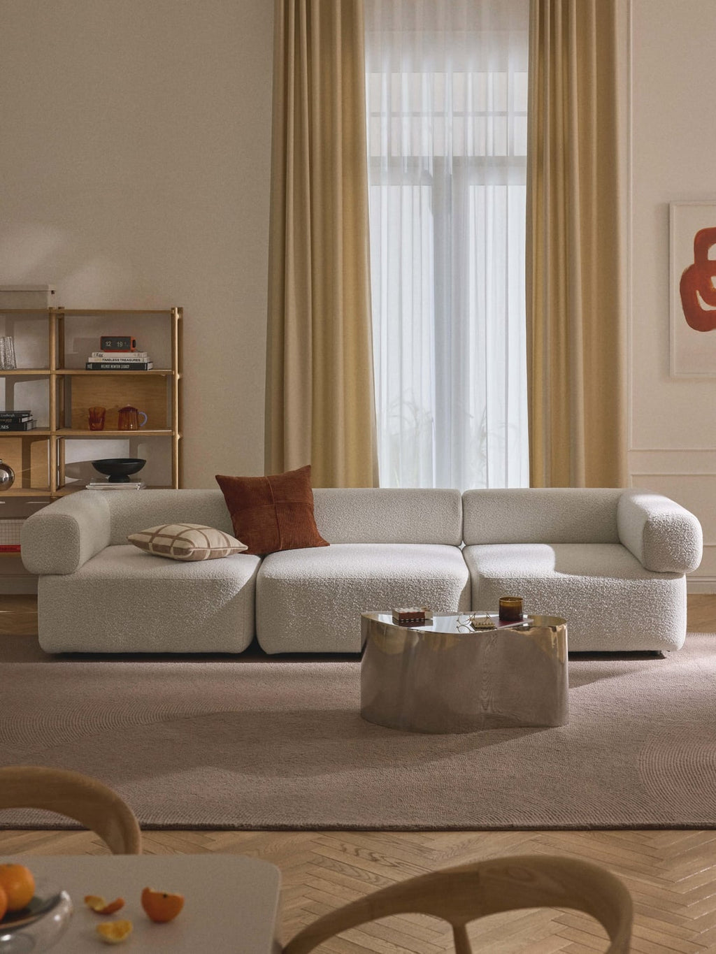 Anton Bouclé-Modular Sofa (4-seater)