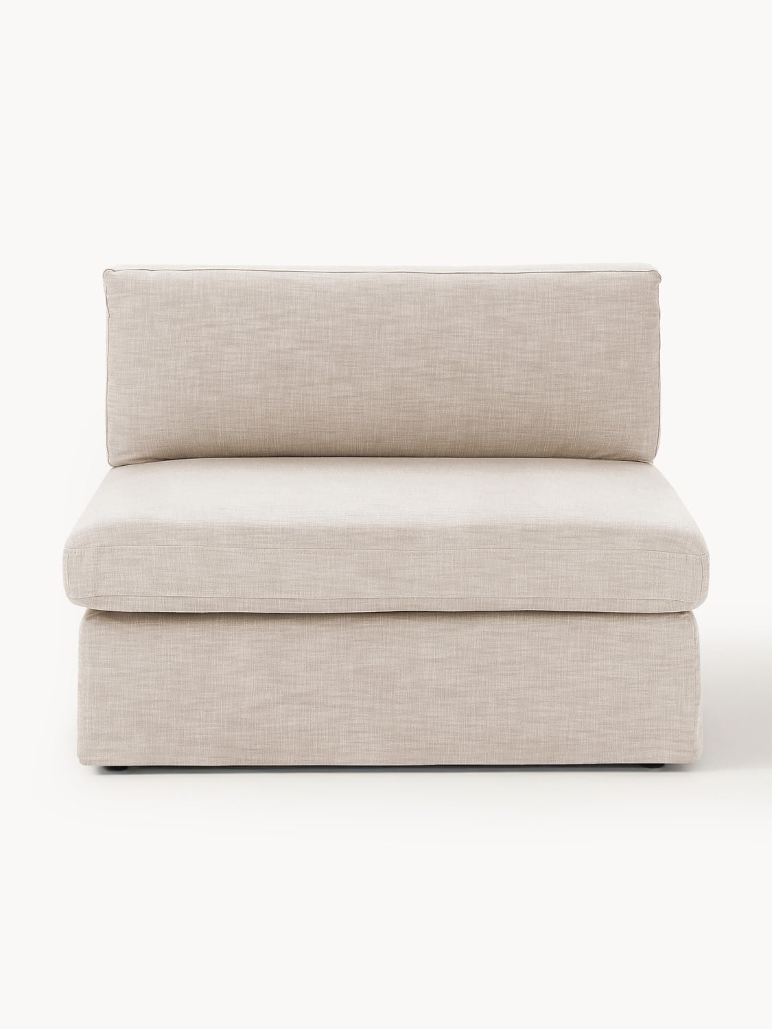 Russell Middle Module with removable covers — Oatmeal