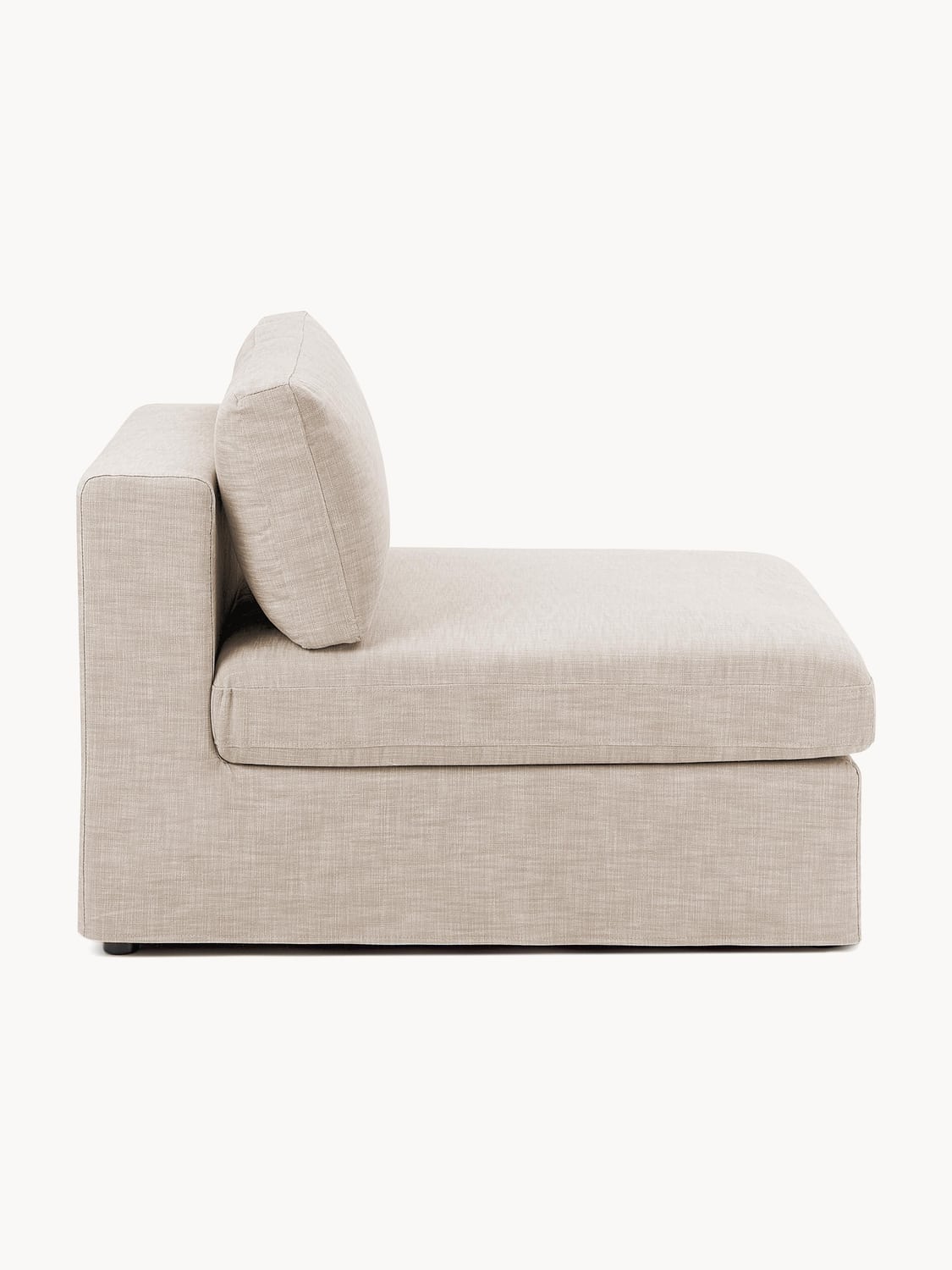 Russell Middle Module with removable covers — Oatmeal