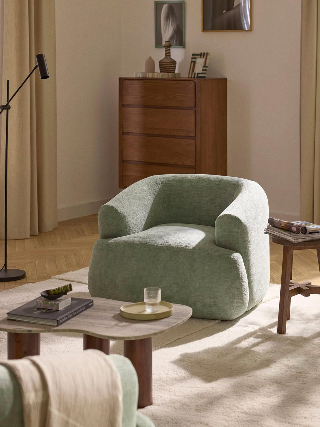 Sofia Armchair — Oatmeal