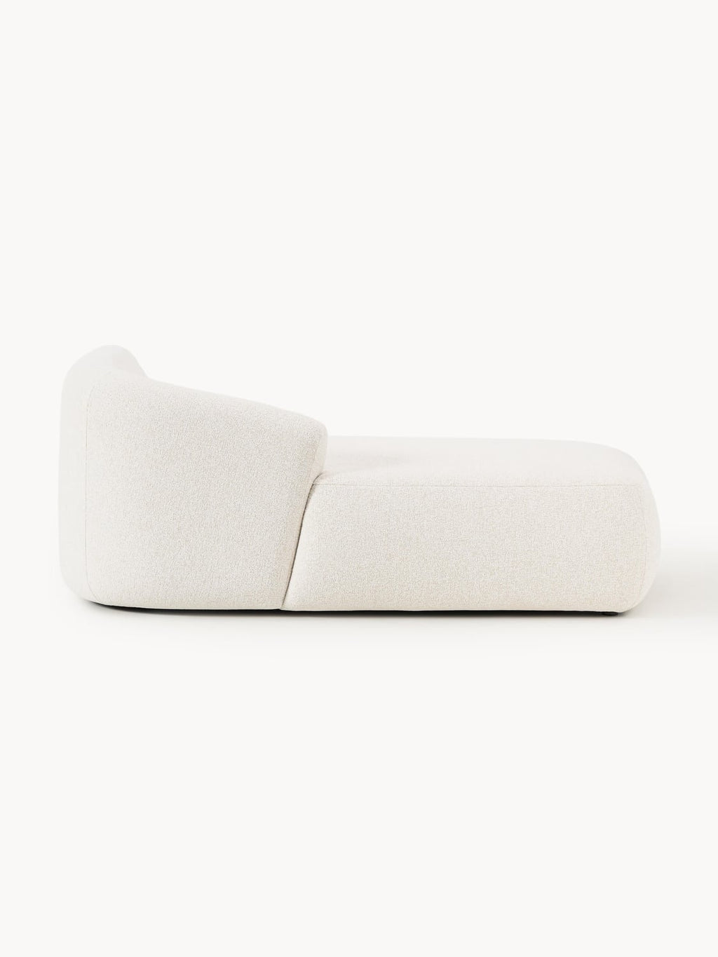 Sofia Bouclé-Chaise-Corner Module — Light Grey
