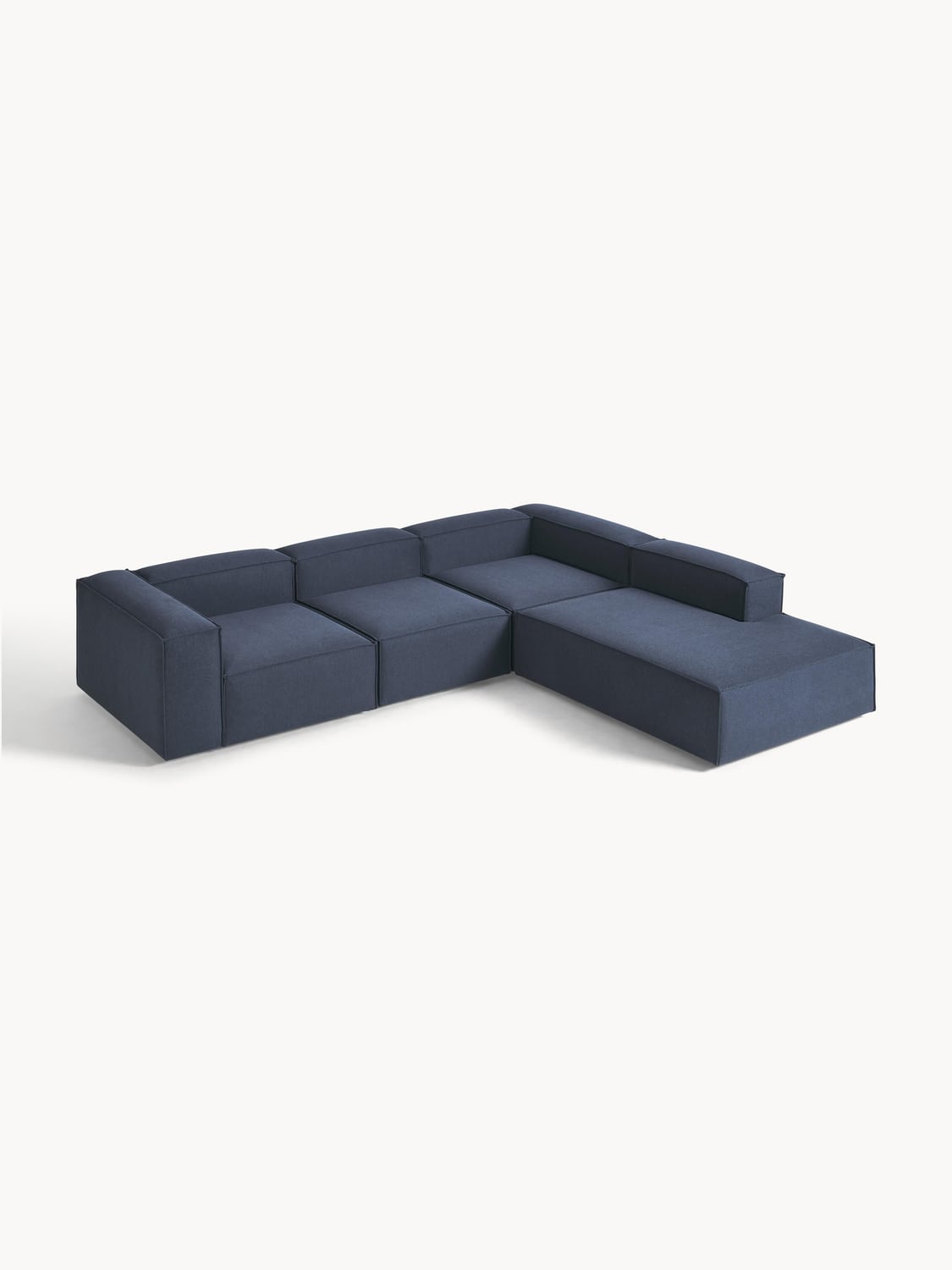 Lennon Modular XL Corner Sofa (4-seater) — Dark Grey