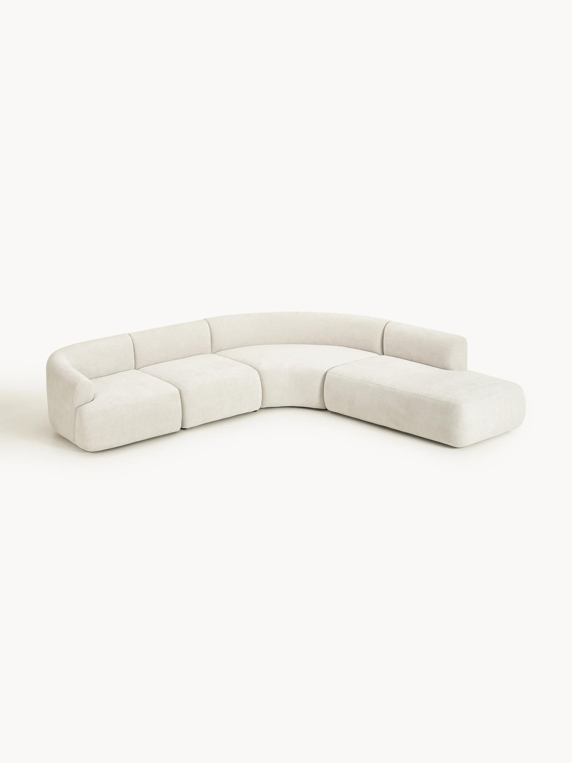 Sofia Modular Corner Sofa (4-seater) — Cream