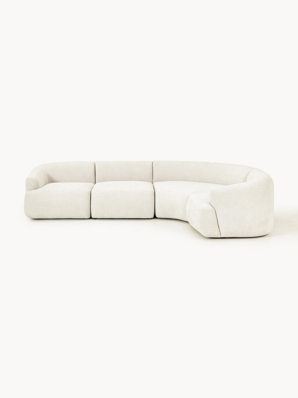 Sofia Modular Corner Sofa (4-seater) — Chalk White