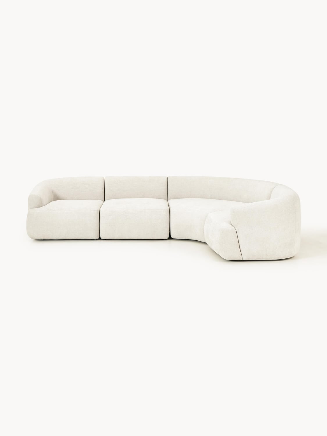 Sofia Modular Corner Sofa (4-seater) — Chalk White