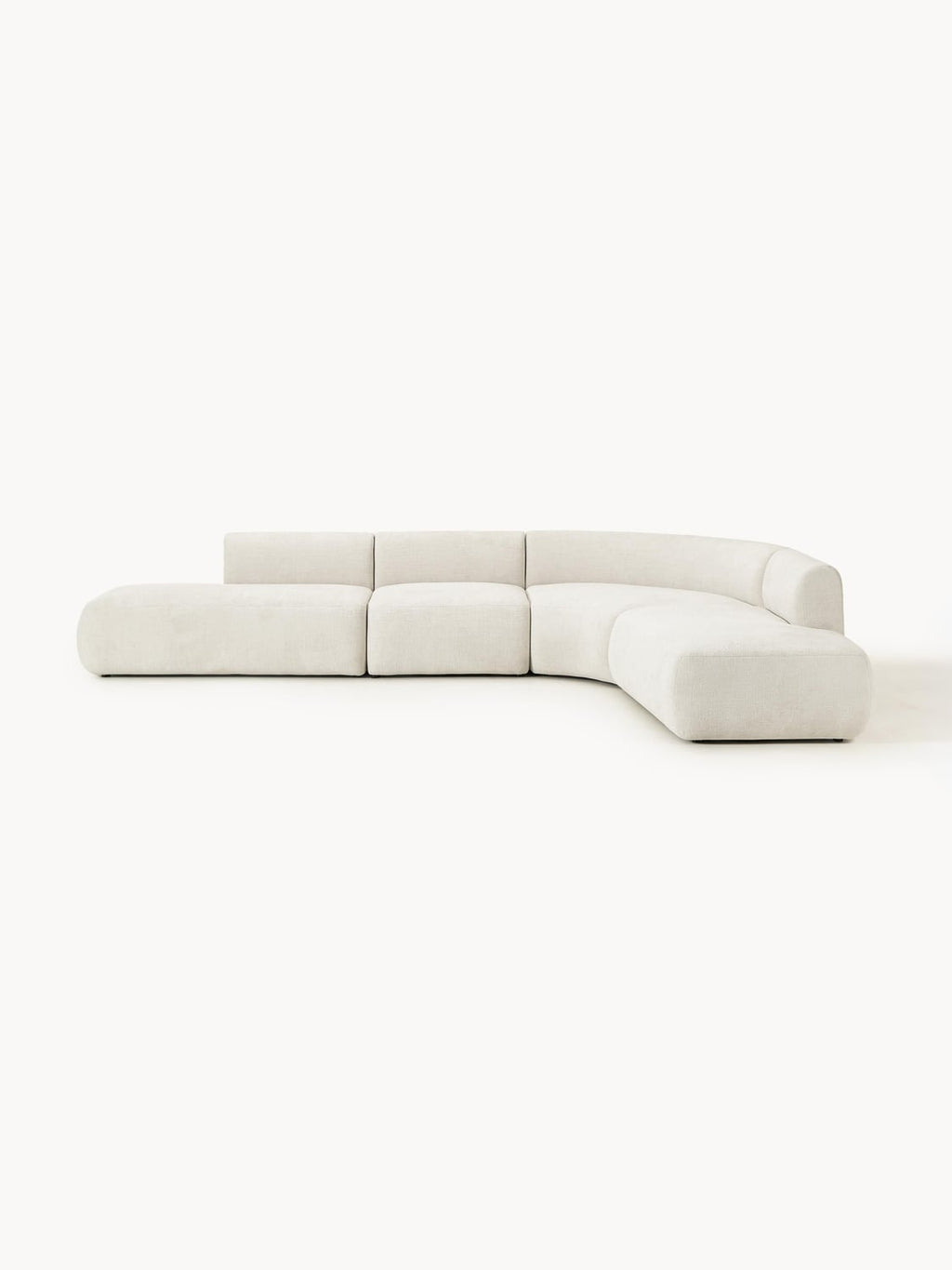 Sofia Modular Corner Sofa (4-seater) — Bone White