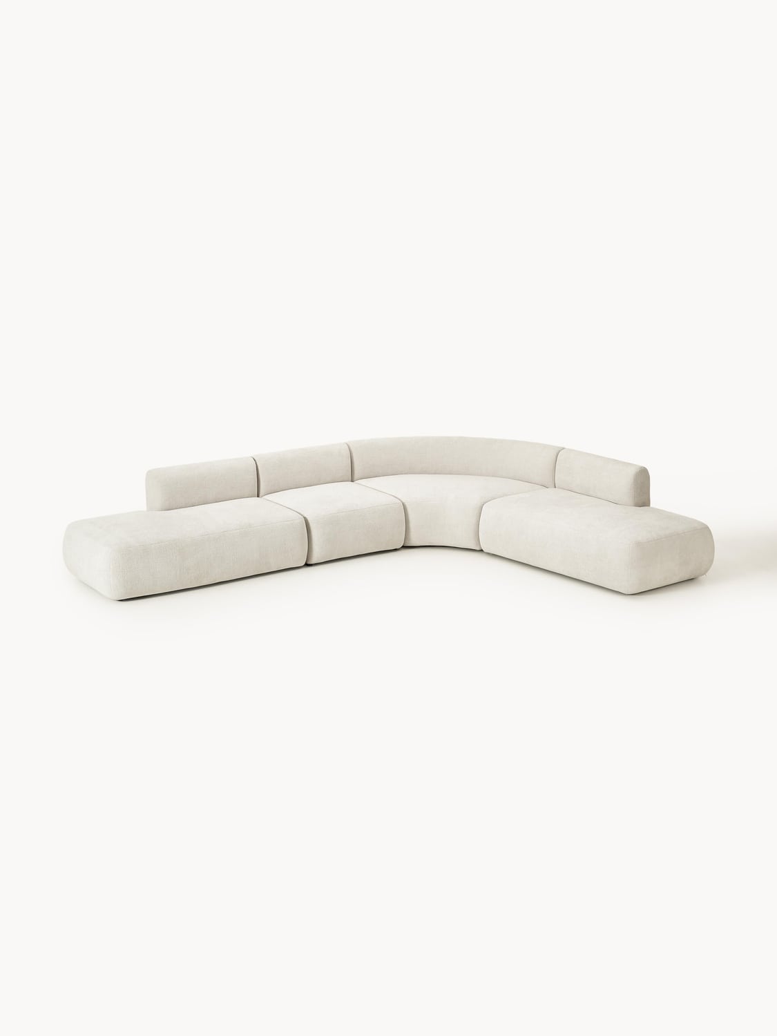 Sofia Modular Corner Sofa (4-seater) — Bone White