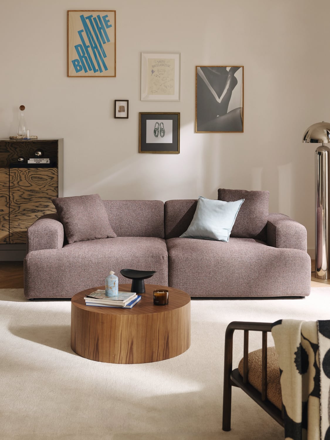 Melva Sofa (3-seater) — Clay